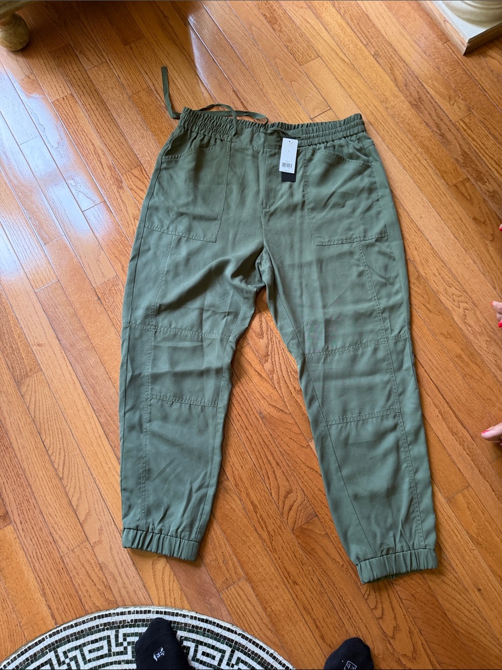 Banana Republic Olive Green Track Jogger Pants